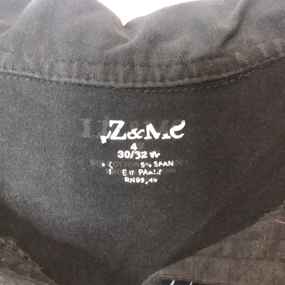 Liz & Me Black Polo Style Top 4X PLUS SIZE - Picture 2 of 11